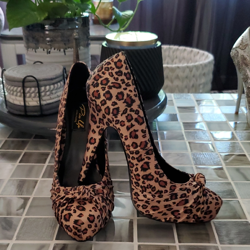 Leopard Print High Heels